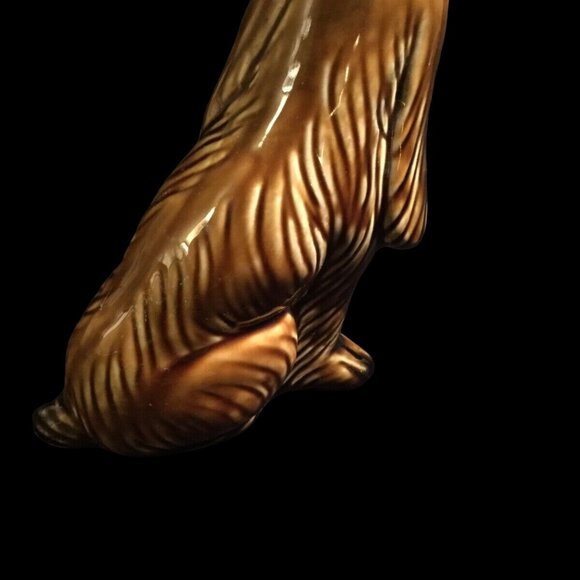 Unbranded  Brown Spaniel Ceramic Dog Collectible 6 Inch Soulful Eyed Figurine - Picture 8 of 9